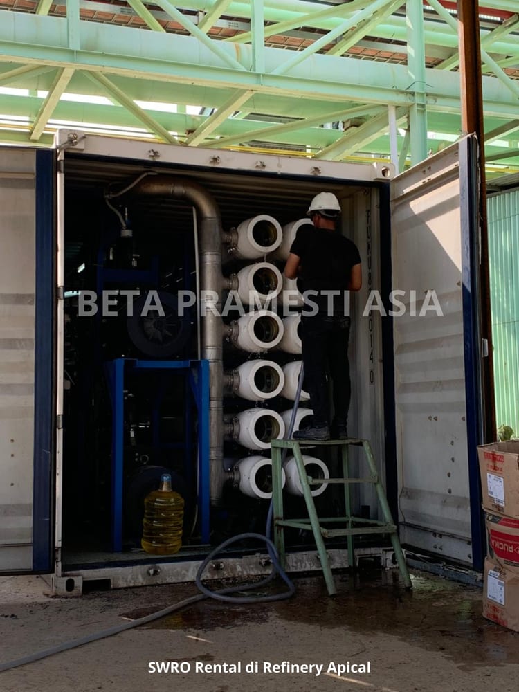 SWRO rental di Refinery Apical